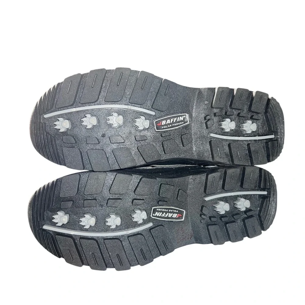 Baffin Cedar Junior SNTR-J027 Black Winter Snow Boots Youth Size 5 Polar Proven